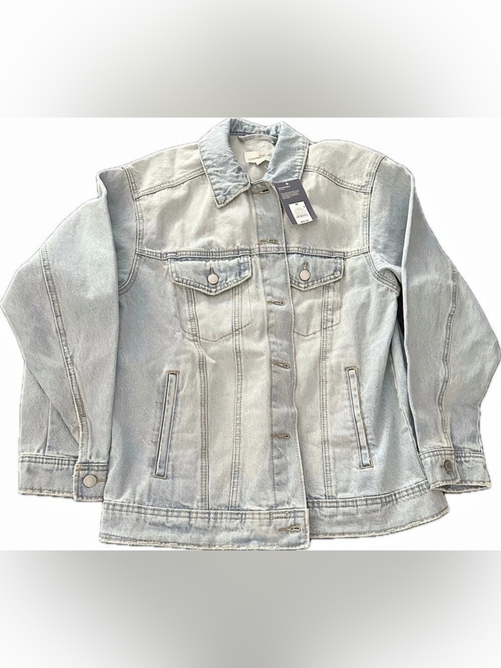 Universal Thread Women's Classic Denim Jacket Light Blue Medium NWT